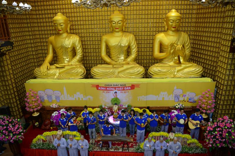 Chùa Giác Ngộ: Long trọng tổ chức chương trình đại lệ Phật đản PL. 2561 – DL. 2017