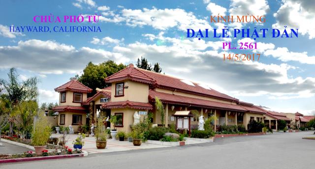 Đại lễ Phật đản PL. 2561 tại chùa Phổ Từ (California,Hoa Kỳ)