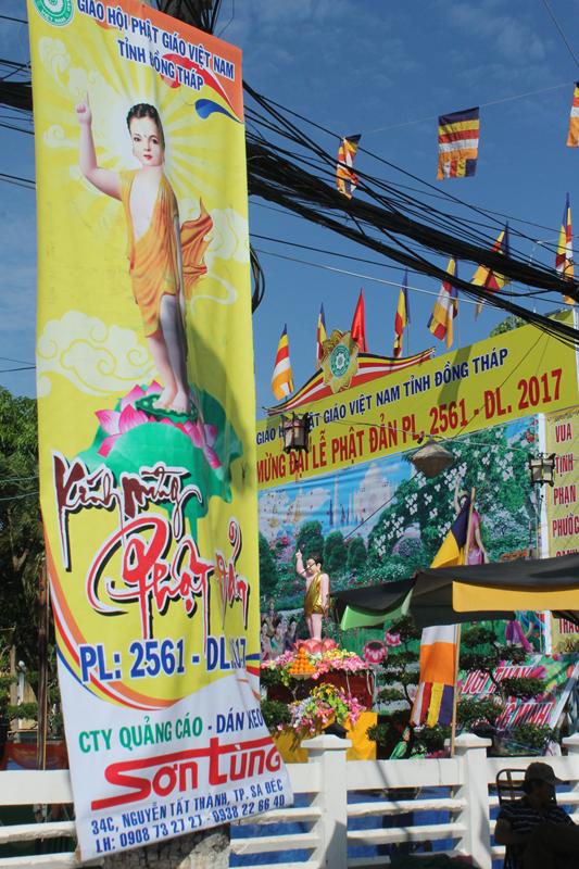 Đồng Tháp sẵn sàng cho Đại Lễ Phật Đản PL. 2561