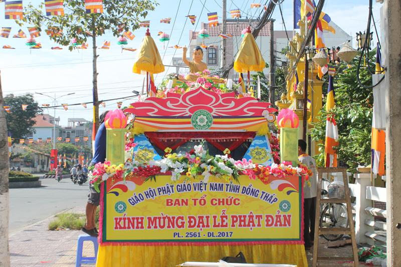 Đồng Tháp sẵn sàng cho Đại Lễ Phật Đản PL. 2561