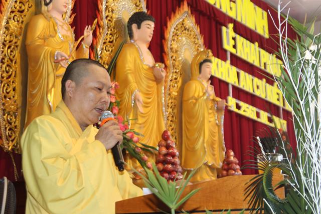 Đồng Tháp: Khai giảng an cư kiết hạ cho 304 chúng nội tự Chùa Hưng Thiền
