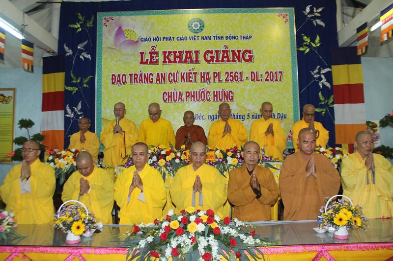 Khai Giảng đạo tràng An cư kiết hạ Chùa Phước Hưng – Tp. Sa Đéc