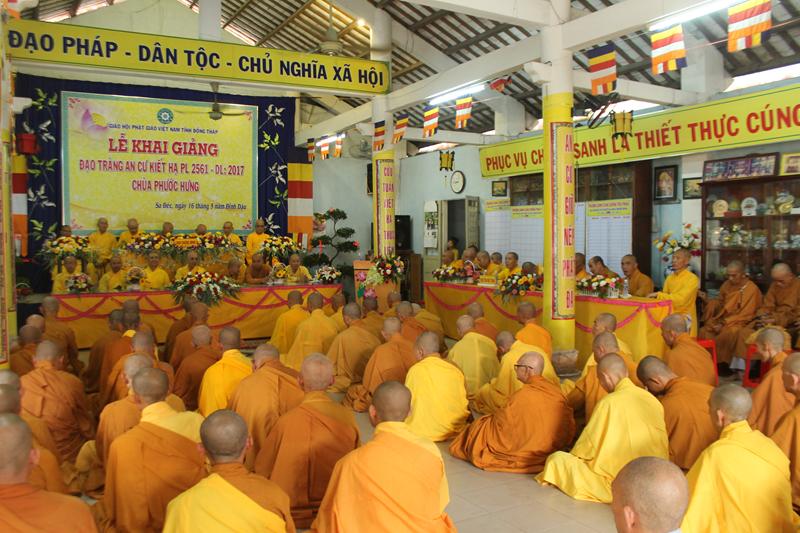 Khai Giảng đạo tràng An cư kiết hạ Chùa Phước Hưng – Tp. Sa Đéc