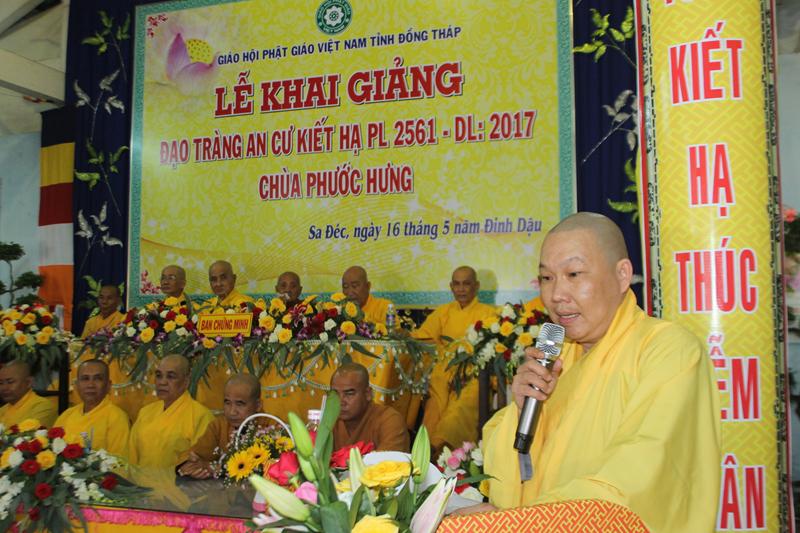 Khai Giảng đạo tràng An cư kiết hạ Chùa Phước Hưng – Tp. Sa Đéc