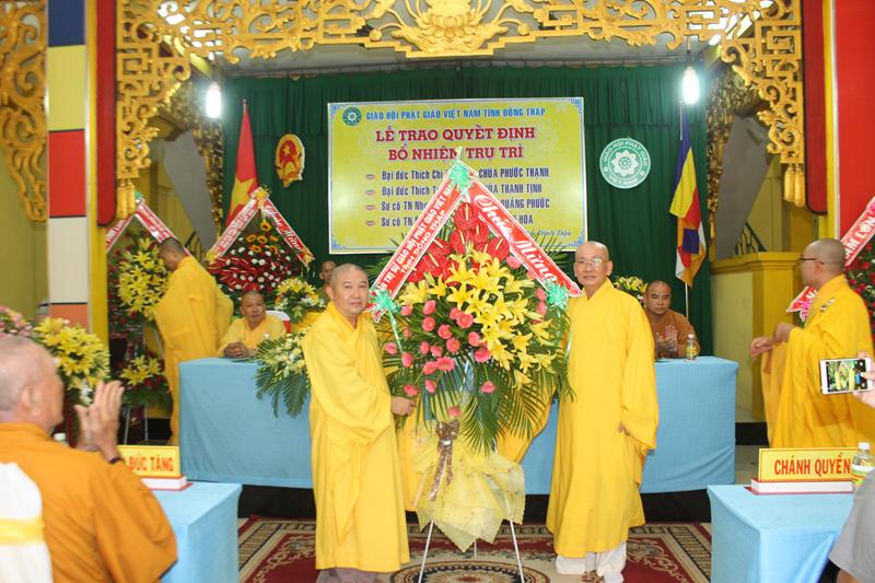 Đồng Tháp: Bổ nhiệm trụ trì 4 chùa tại TP. Sa Đéc