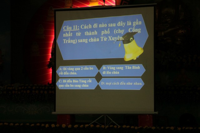 Thái Bình: Thanh niên Phật tử thi giáo lý dịp Phật đản