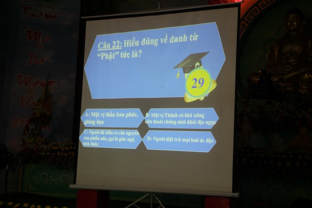 Thái Bình: Thanh niên Phật tử thi giáo lý dịp Phật đản