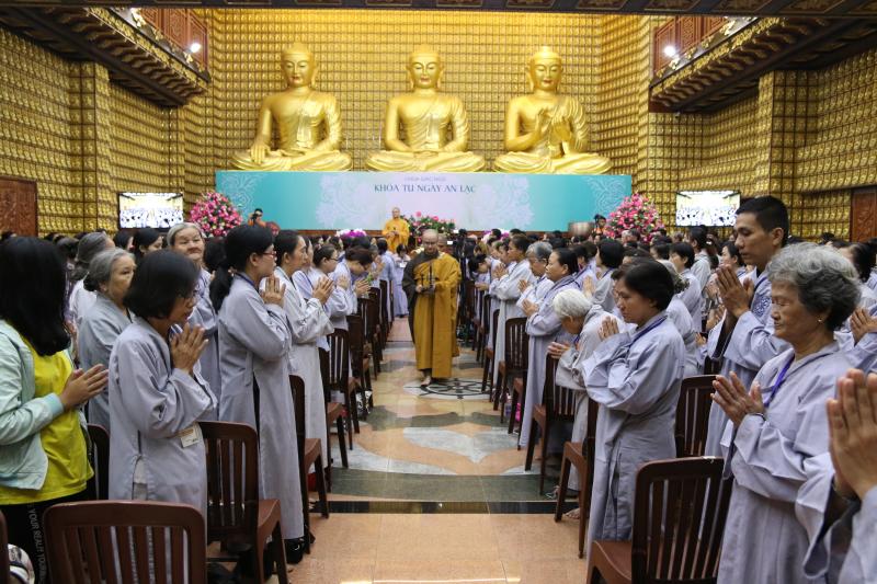 Chùa Giác Ngộ: Khóa tu ngày an lạc lần thứ 21