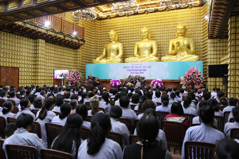 Chùa Giác Ngộ: Khóa tu ngày an lạc lần thứ 21