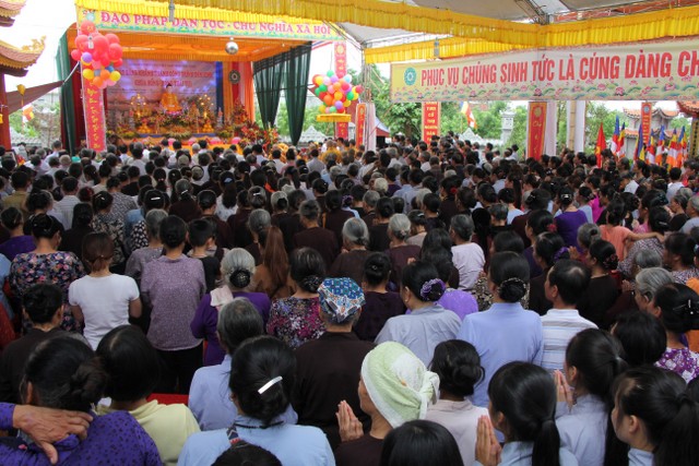 Thái Bình: Khánh thành chùa Hồng Thái