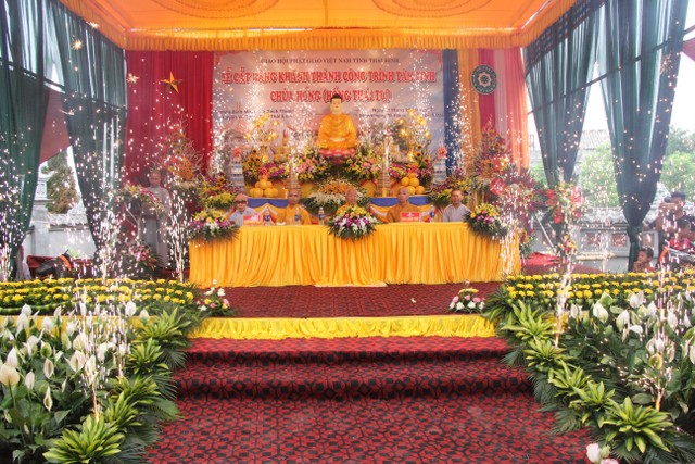 Thái Bình: Khánh thành chùa Hồng Thái