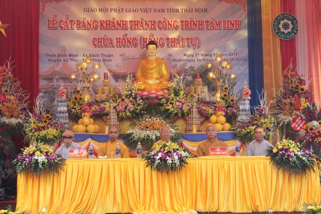 Thái Bình: Khánh thành chùa Hồng Thái
