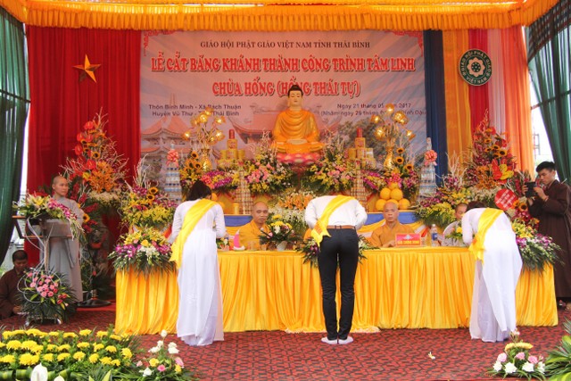 Thái Bình: Khánh thành chùa Hồng Thái