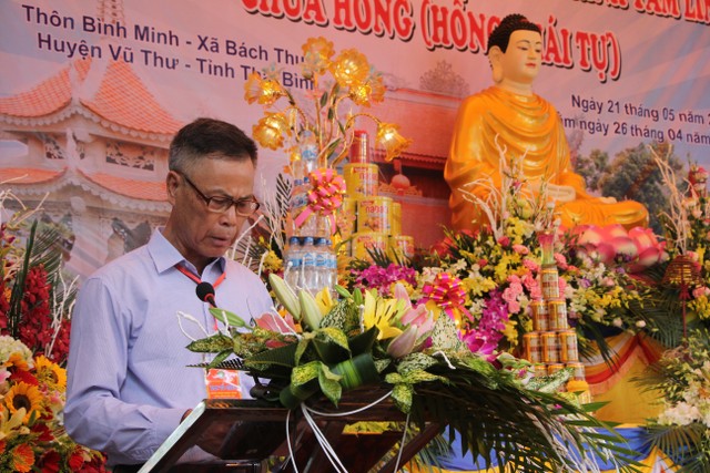 Thái Bình: Khánh thành chùa Hồng Thái