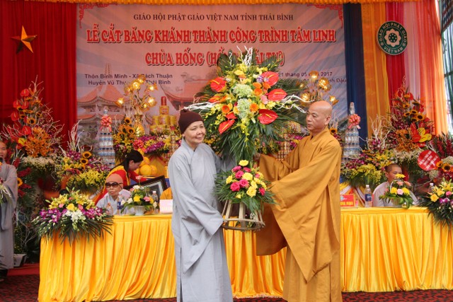 Thái Bình: Khánh thành chùa Hồng Thái