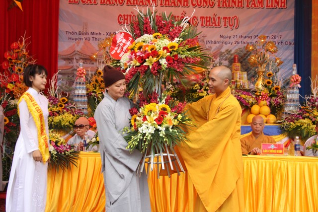 Thái Bình: Khánh thành chùa Hồng Thái