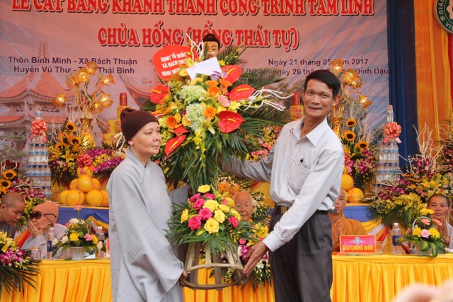 Thái Bình: Khánh thành chùa Hồng Thái