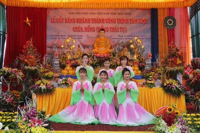 Thái Bình: Khánh thành chùa Hồng Thái