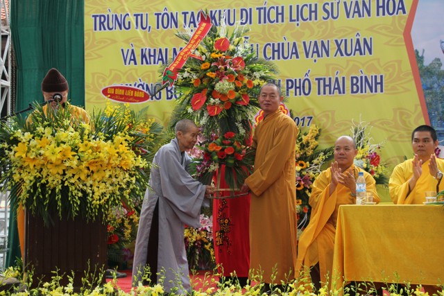 Thái Bình: Khánh thành, khai mạc lễ hội chùa Vạn Xuân