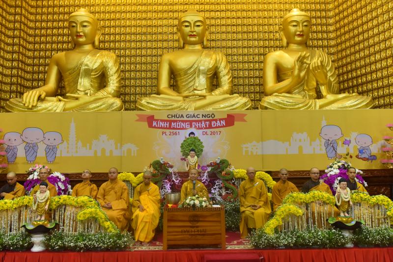 Chùa Giác Ngộ: Long trọng tổ chức chương trình đại lệ Phật đản PL. 2561 – DL. 2017