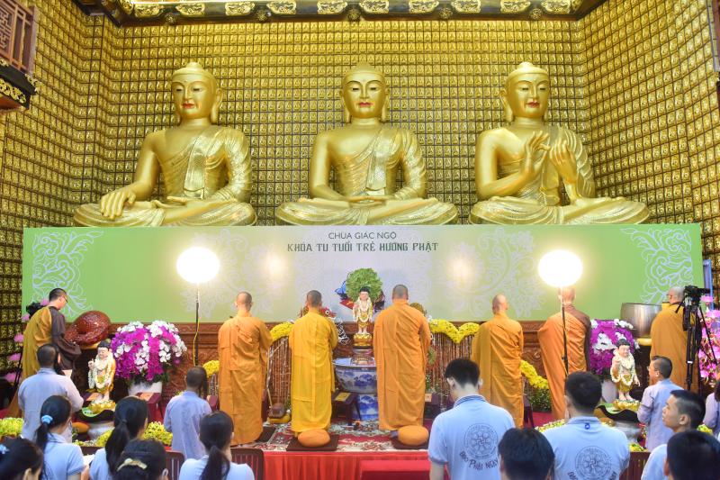 Chùa Giác Ngộ: Khóa tu ‘’Tuổi Trẻ Hướng Phật’’ lần thứ 12