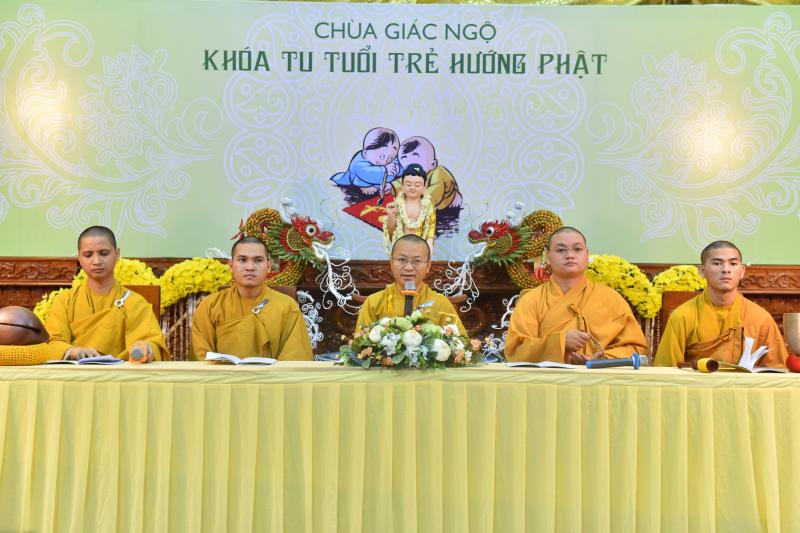 Chùa Giác Ngộ: Khóa tu ‘’Tuổi Trẻ Hướng Phật’’ lần thứ 12