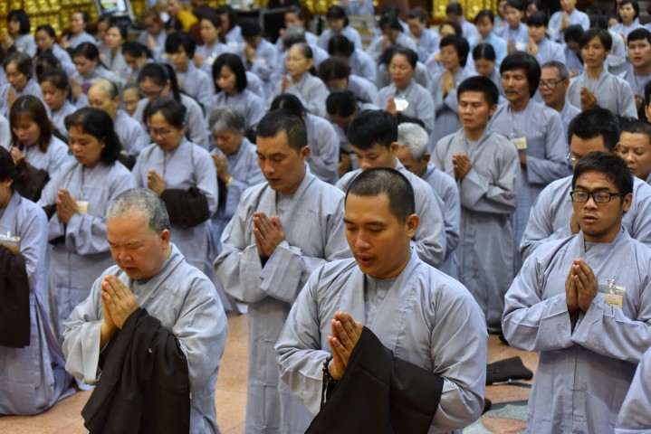 Thiêng liêng đại lễ xuất gia gieo duyên tại chùa Giác Ngộ