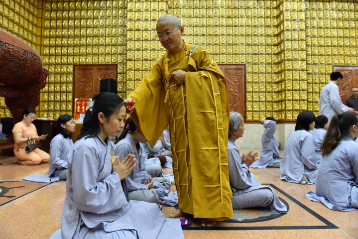 Thiêng liêng đại lễ xuất gia gieo duyên tại chùa Giác Ngộ