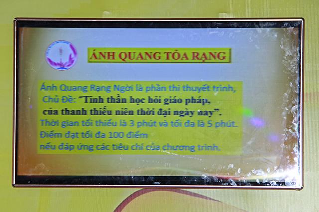Chung Kết Chương Trình : Toả Ánh Từ Quang