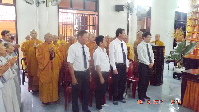 Thị xã Ninh Hòa trang nghiêm tổ chức Đại lễ Phật đản PL.2561