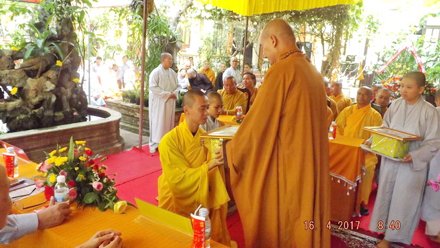Khai giảng khóa VI Lớp Sơ cấp Phật học thị xã Ninh Hòa.