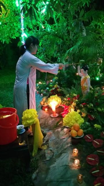 Trang nghiêm lễ tắm Phật tại Tổ đình Thiên Bửu