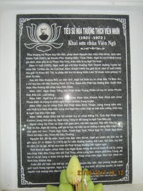 Lễ húy kỵ cố HT.Thích Viên Nhơn