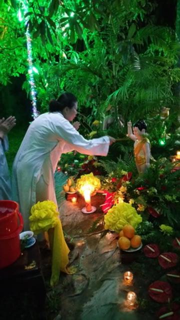 Trang nghiêm lễ tắm Phật tại Tổ đình Thiên Bửu