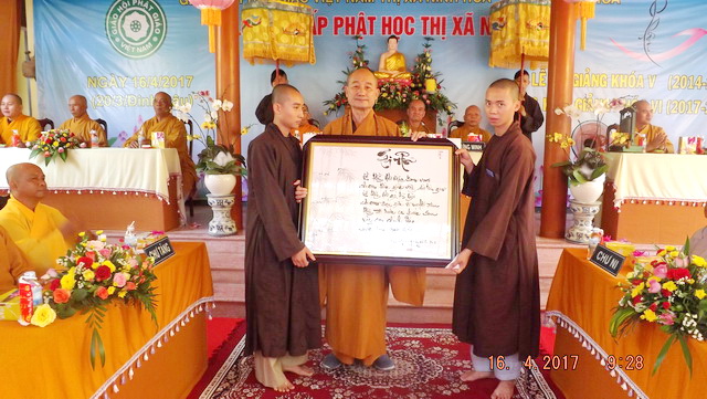 Khai giảng khóa VI Lớp Sơ cấp Phật học thị xã Ninh Hòa.
