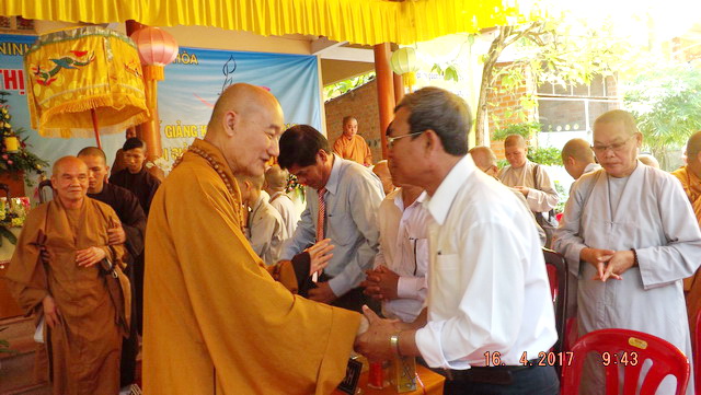 Khai giảng khóa VI Lớp Sơ cấp Phật học thị xã Ninh Hòa.