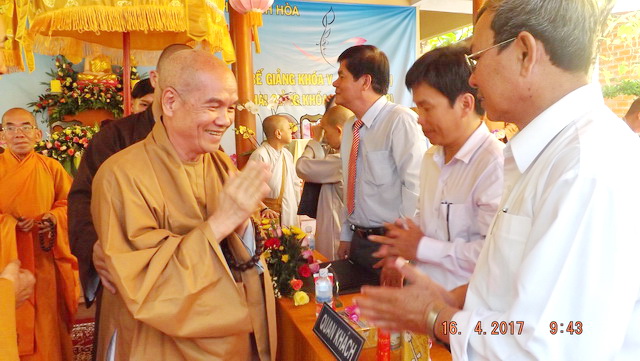 Khai giảng khóa VI Lớp Sơ cấp Phật học thị xã Ninh Hòa.