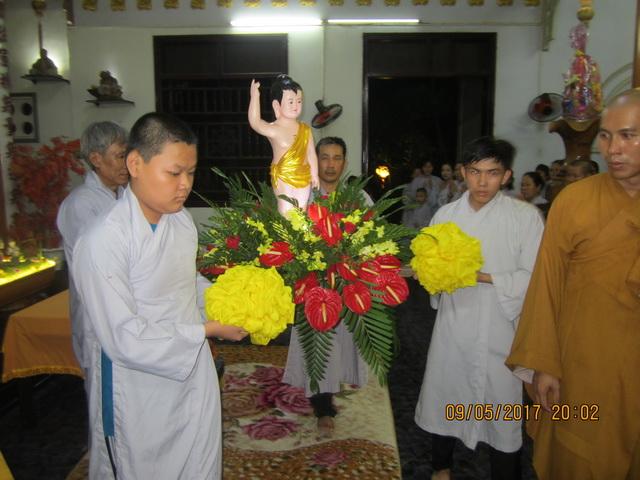Trang nghiêm lễ tắm Phật tại Tổ đình Thiên Bửu