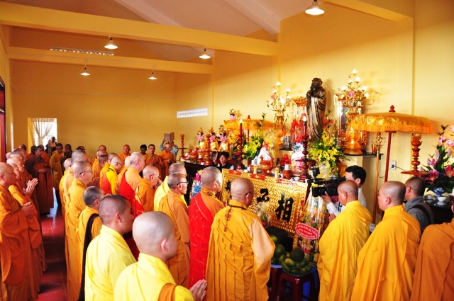 Nha Trang: Trang nghiêm lễ Khánh thành chùa Nghĩa Sơn