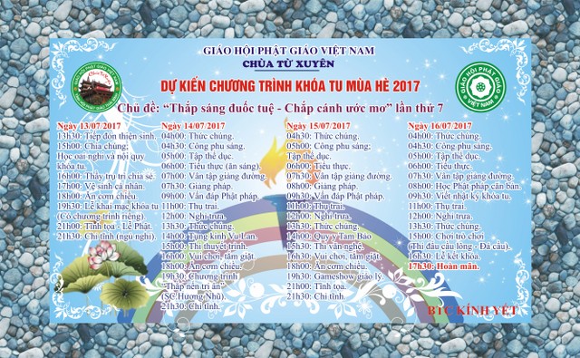 Thái Bình: Chùa Từ Xuyên mở khóa tu mùa hè lần thứ 7