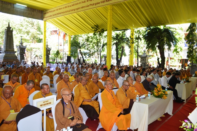 Đại hội đại biểu Phật giáo tỉnh Khánh Hòa lần thứ VI (nhiệm kỳ 2017-2022) chính thức khai mạc