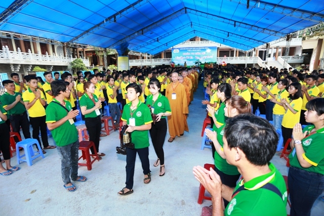 Khai mạc khóa tu mùa hè Chùa Pháp Hoa, Đắk Nông