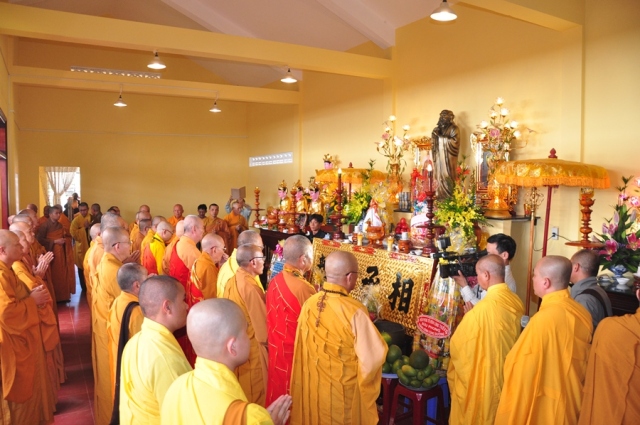 Nha Trang: Trang nghiêm lễ Khánh thành chùa Nghĩa Sơn