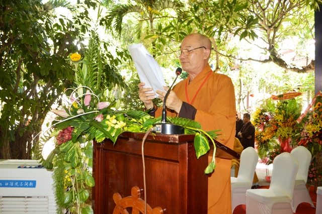 Đại hội đại biểu Phật giáo tỉnh Khánh Hòa lần thứ VI (nhiệm kỳ 2017-2022) chính thức khai mạc