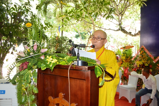 Đại hội đại biểu Phật giáo tỉnh Khánh Hòa lần thứ VI (nhiệm kỳ 2017-2022) chính thức khai mạc