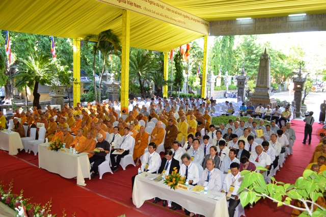 Đại hội đại biểu Phật giáo tỉnh Khánh Hòa lần thứ VI (nhiệm kỳ 2017-2022) chính thức khai mạc