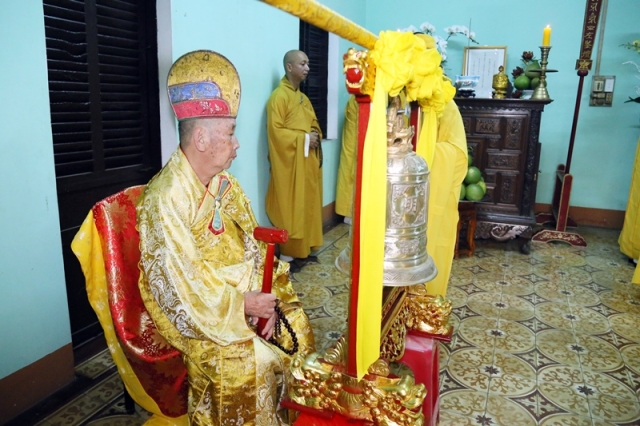 Thỉnh linh mô cố Hòa thượng Thích Quang Đạo tham Phật - yết Tổ