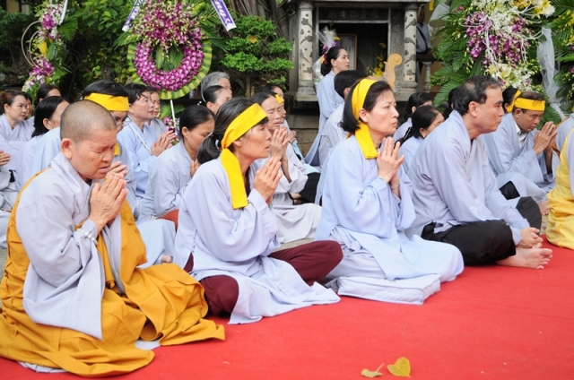 Thỉnh linh mô cố Hòa thượng Thích Quang Đạo tham Phật - yết Tổ