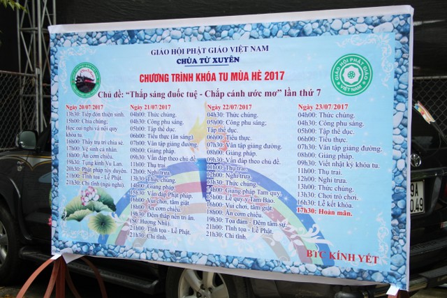 Thái Bình: Gần 700 thiện sinh dự khóa tu mùa hè chùa Từ Xuyên