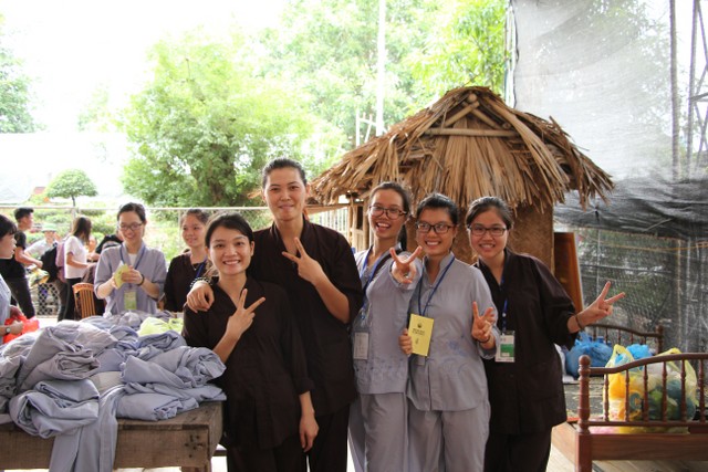 Thái Bình: Gần 700 thiện sinh dự khóa tu mùa hè chùa Từ Xuyên